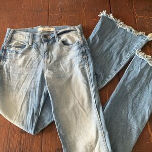 Hidden flare leg jeans gently used